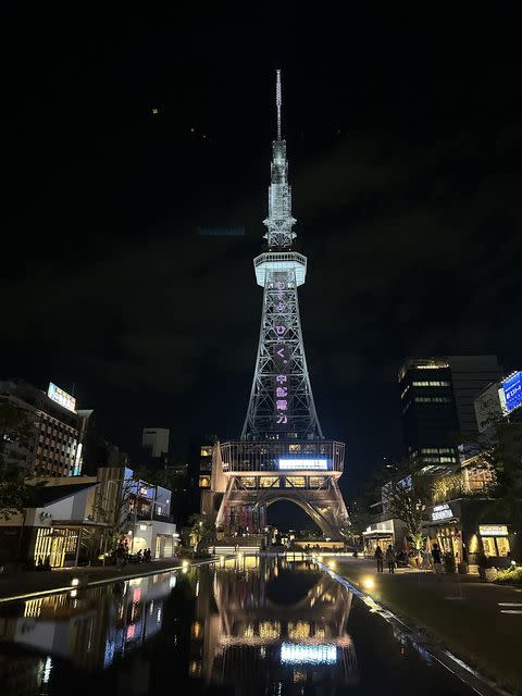 名古屋電視塔是日本中部的國家重要文化財，更是相當知名的夜景聖地 PHOTO CREDIT: Coco Huang
