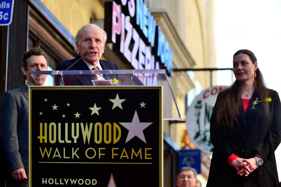 Lord Rowe-Beddoe at the ceremony honouring Richard Burton with a Star on the Hollywood Walk of Fame, 2013