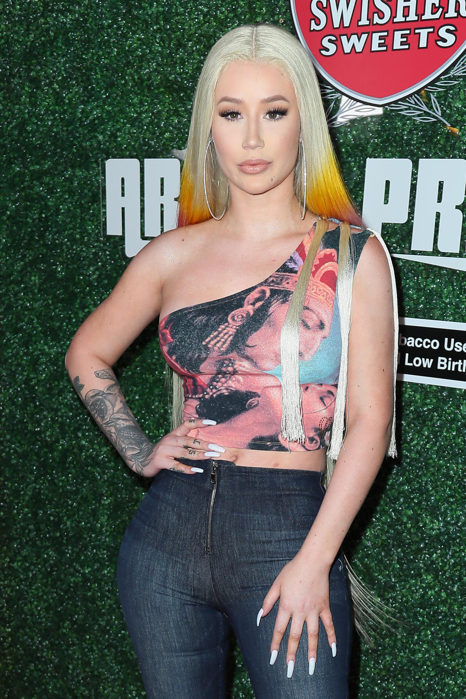 Iggy Azalea attends the Swisher Sweets Awards on April 12 in West Hollywood, California.&nbsp; (Photo: Leon Bennett via Getty Images)