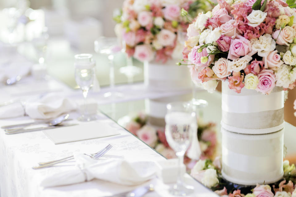 The furious mother took to Mumsnet to ask other what they thought, after her son and his bride put her sitting next to her ex-husband on the top table on the day. Photo: Getty Images