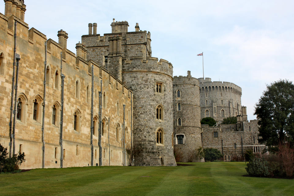 Historic castle in Windsor England