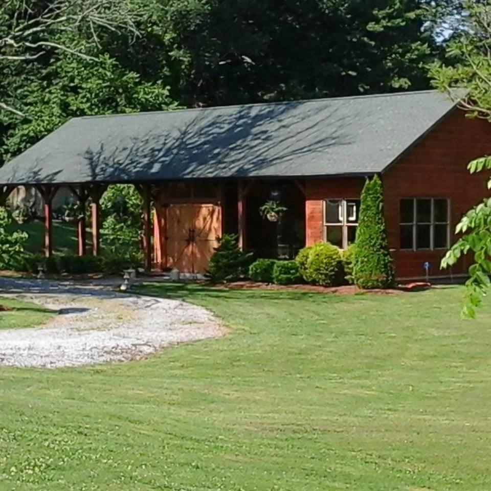 The building on Teresa Carnes' seven-acre layout serves as an event facility.