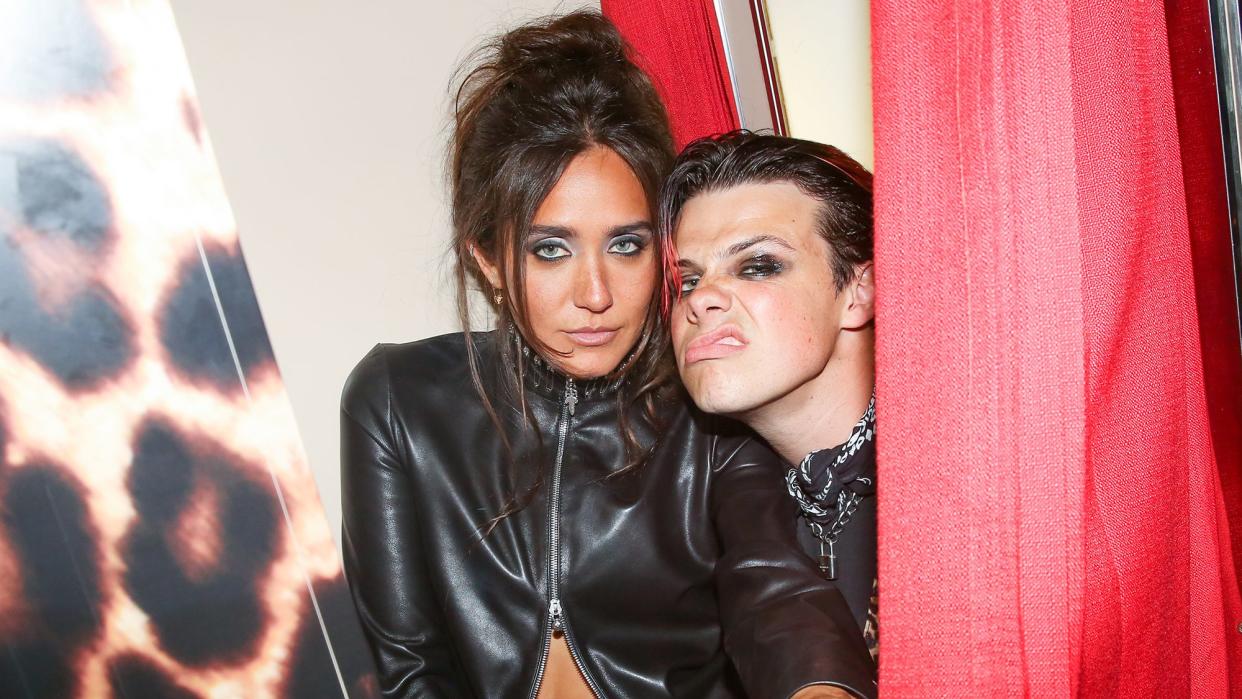 Jesse Jo Stark and Yungblud at Jesse Jo’s Private Dinner Party to Celebrate Launch of her Sugar Jones Collection for Chrome Hearts in Los Angeles on June 10, 2021