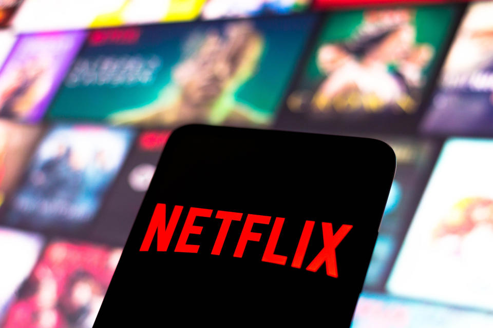 BRÉSIL - 2022/02/03 : sur cette illustration photo, le logo Netflix s'affiche sur l'écran d'un smartphone.  (Photo Illustration par Rafael Henrique/SOPA Images/LightRocket via Getty Images)