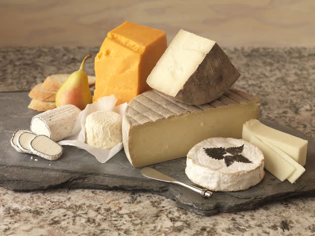 <p>Stop cheese from drying out by spreading butter or margarine on the cut sides to seal in moisture. This is most effective with hard cheeses sealed in wax.</p>