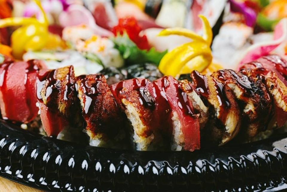 Treat mom to a tray of vibrant, tasty sushi from The Cowfish for Mother’s Day. 