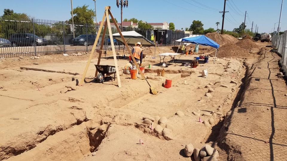 The buried village dates back to at least the year 850, according to Tempe’s report. Researchers believe it was home to members of the ancestral O’odham until about 1450, or about 200 before the founding of New York City.