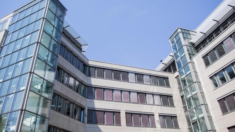 Blick auf das Bürogebäude in Düsseldorf, in dem die Landesparteizentrale der AfD Nordrhein-Westfalen untergebracht ist. Foto: Rolf Vennenbernd