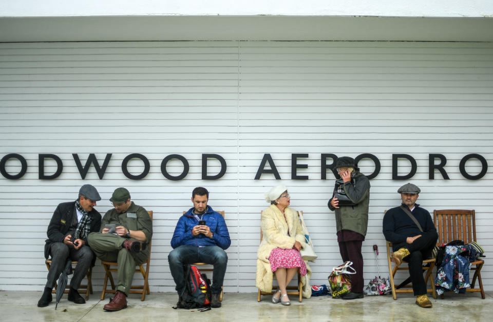 Fans at the Goodwood Revival racing festival (Pete Summers/REX/Shutterstock)