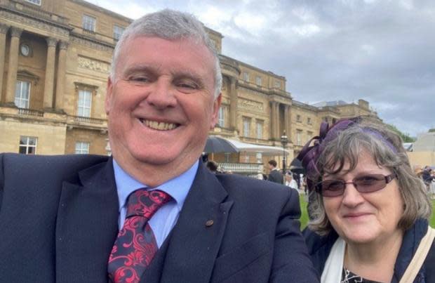 Isle of Wight County Press: Michael Paler with his wife, Glenys.