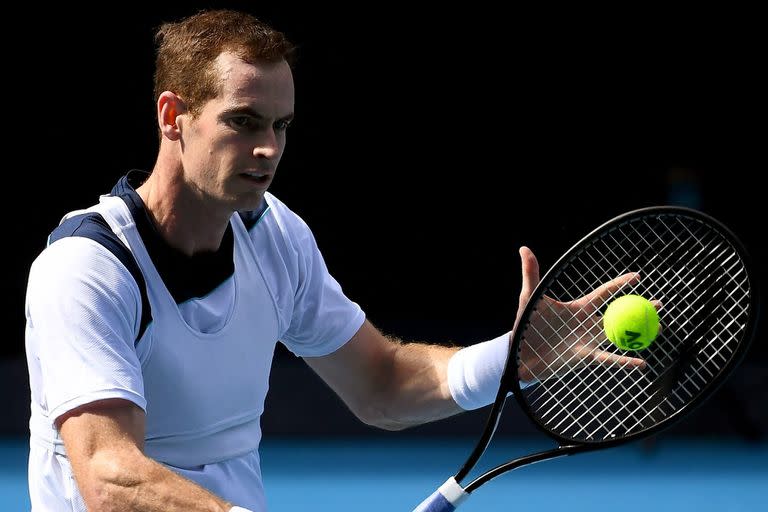 El británico Andy Murray ya se entrena en Melbourne; será el rival de Facundo Bagnis