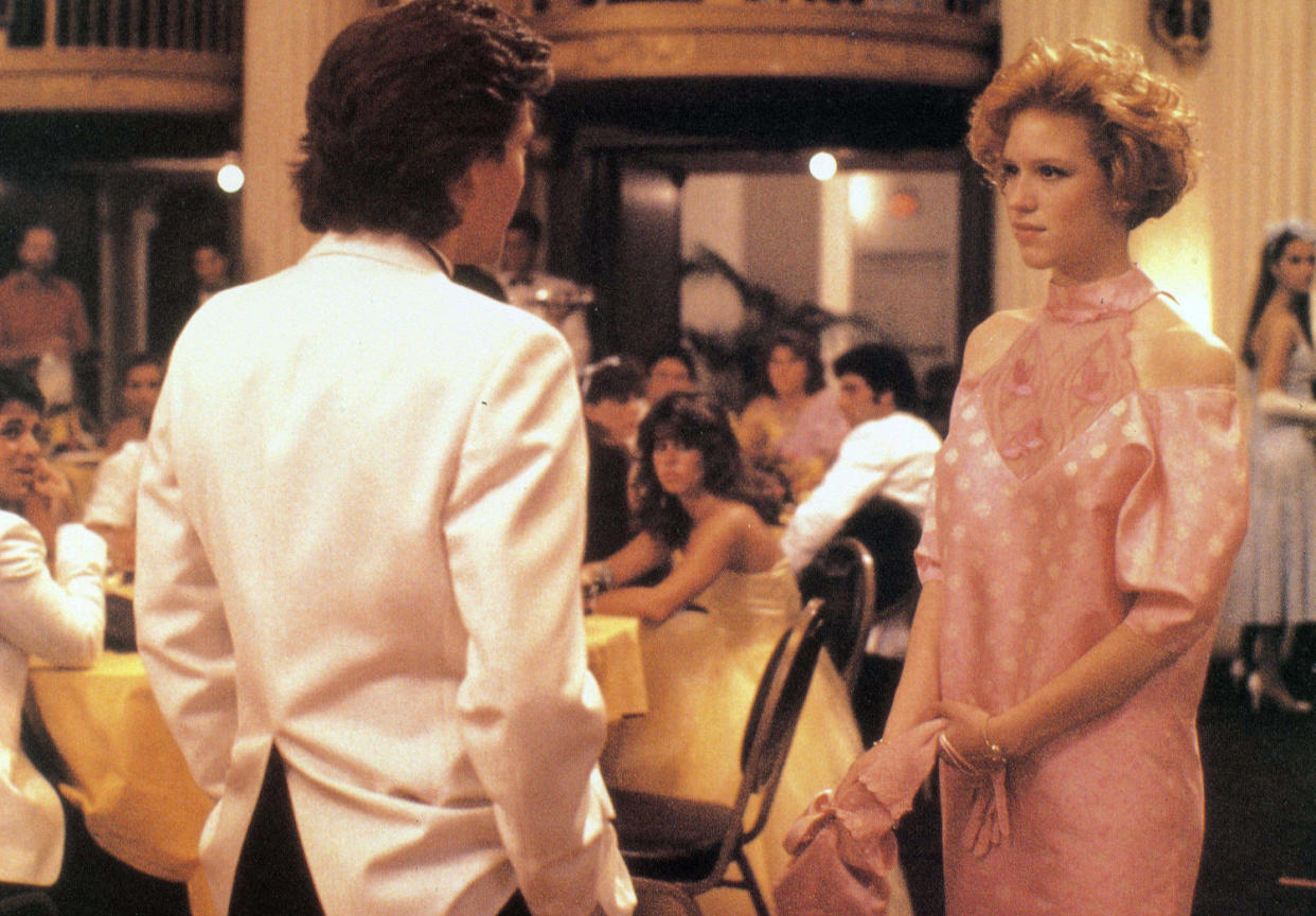 Original Film Title: PRETTY IN PINK.  English Title: PRETTY IN PINK.  Film Director: HOWARD DEUTCH.  Year: 1986. Credit: PARAMOUNT PICTURES / Album (Paramount Pictures / Alamy)