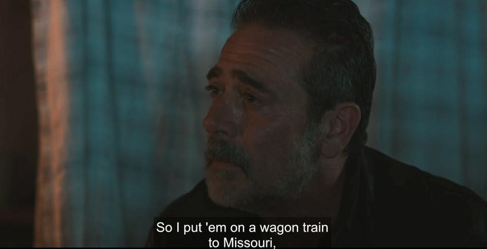 Negan on "The Walking Dead: Dead City"