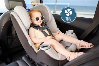 The Maxi-Cosi Pria Chill has first-of-its-kind VentMax technology to keep little ones cool even on the hottest days.