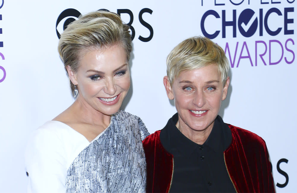 Ellen Degeneres und Portia de Rossi credit:Bang Showbiz