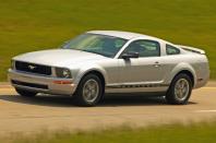 <p>A Ford Mustang is about as good ol’ US of A as it gets in car form, yet the fifth-generation model built from 2005 until 2015 found huge <strong>success</strong> all around the world. It helps that its retro looks chimed with buyers and it was also no bigger than most European coupés, so driving outside of the US was no bother.</p><p>We’d look for a <strong>4.6-litre V8</strong> version over the 4.0-litre V6 as you get <strong>300bhp</strong> rather than 210bhp. You also enjoy that V8 soundtrack and very good reliability. Check the door seals are intact as, if not, they can let water in and fry the electric module under the passenger seat. Also make sure second gear selects smoothly in cars with the manual gearbox.</p><p>2010 4.0-litre V6 models can be found for £11,000, or you can pay £4,000 on top for the meatier V8. </p>
