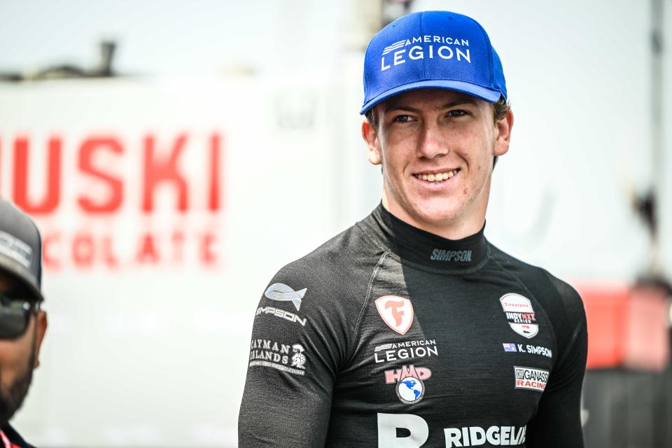 After two seasons in Indy NXT and more than a year serving as a development driver for Chip Ganassi Racing, Kyffin Simpson will join CGR as a fifth full-time driver in 2024.