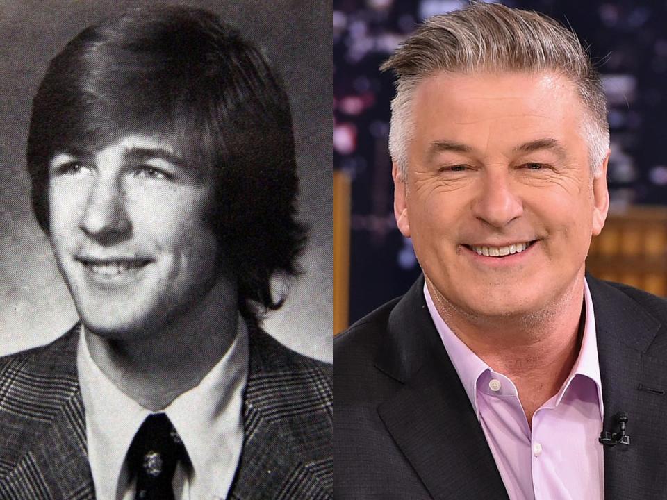 alec baldwin high school photo