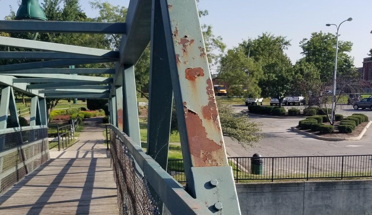 The 36 year-old Martin Luther King Jr. Memorial Bridge in Monroe is undergoing its first major overhaul.