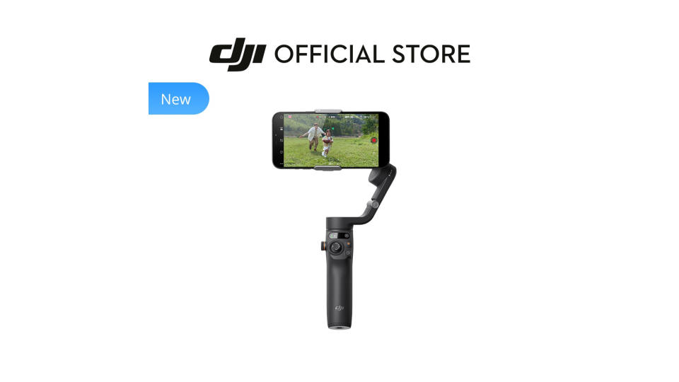 [New Launch] DJI Osmo Mobile 6 - 3-Axis Smartphone Gimbal Stabilizer, Built-In Extension Rod, Portable and Foldable OM6. (Photo: Shopee SG)