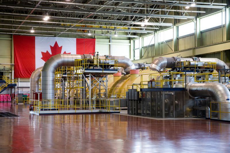 General view at the Pickering Nuclear Power Generating Station near Toronto