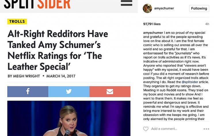 Amy Schumer, Stand up