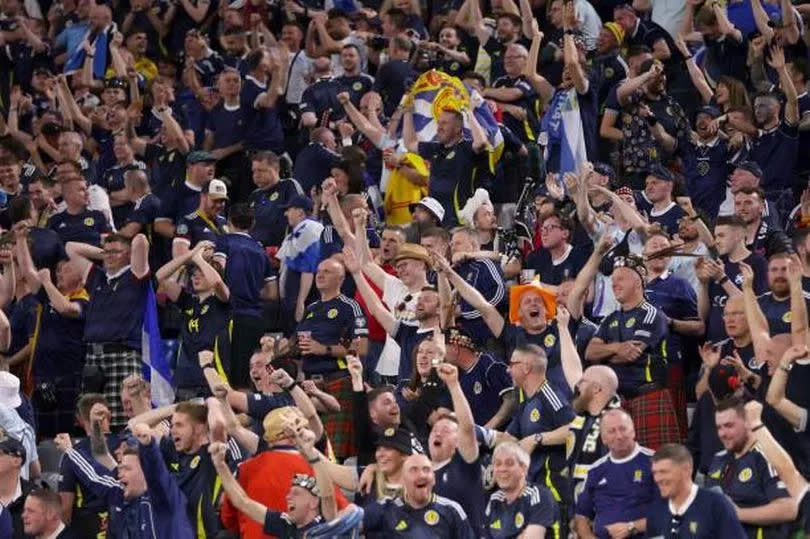 Scotland fans were left disappointed after Germany won 5-1 in Munich