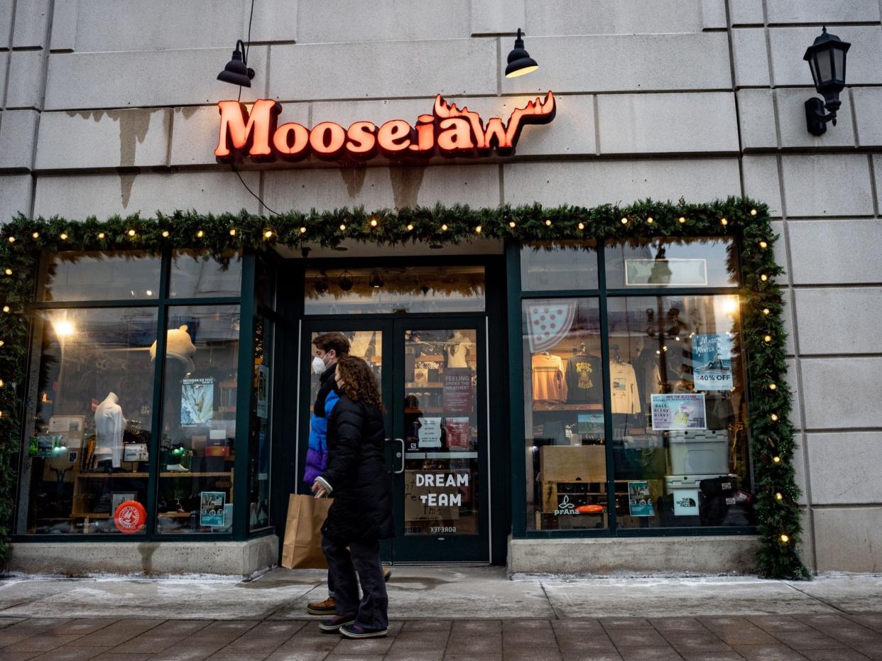 A Moosejaw storefront
