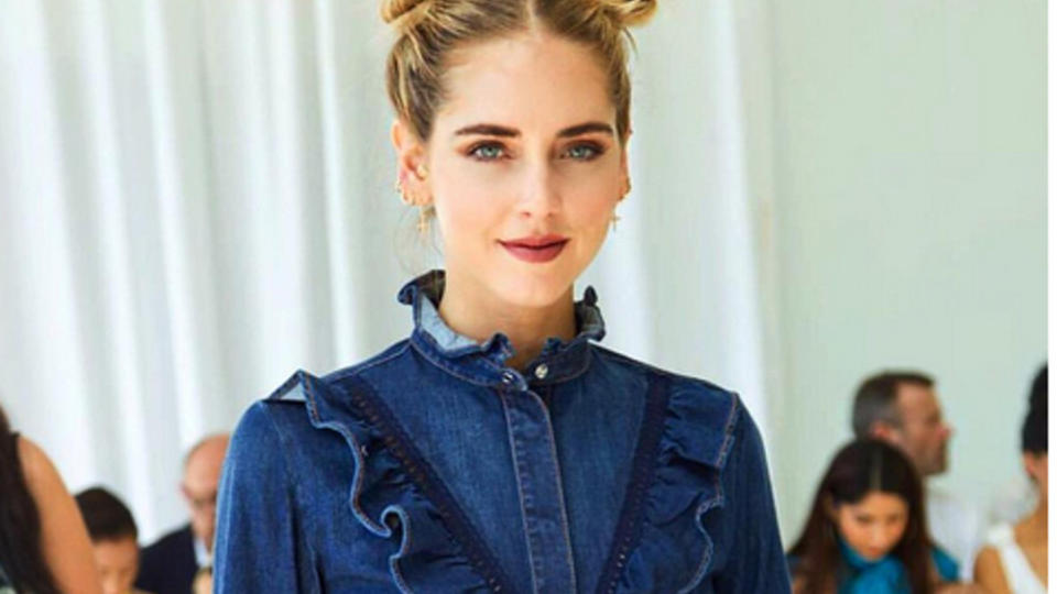 Jeanshemd mit Rüschen - Chiara Ferragni ist mal wieder Trendsetterin