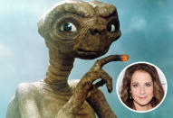 <b>E.T. </b><br><br>Yes, it is true that an already famous Debra Winger provided the voice for Steven Spielberg's iconic E.T. character in the 1982 megahit film. Winger's voice was used in tandem with that of the late Pat Welsh. Welsh had a small voice role in "Return of the Jedi" the next year.