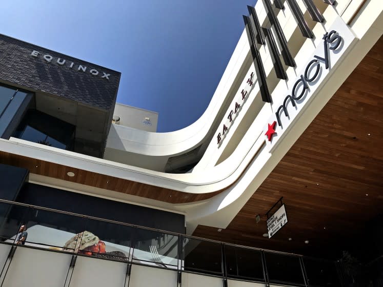 LOS ANGELES, CALIF. - AUG. 27, 2018 - Westfield Century City mall after a $1-billion expansion and upgrade. (Jerome Adamstein / Los Angeles Times)