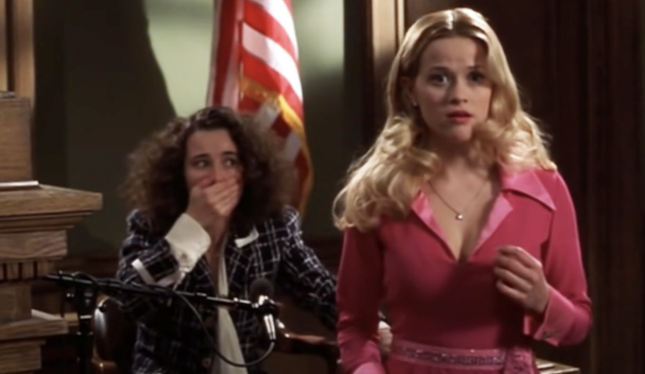 Screen shot from "Legally Blonde"