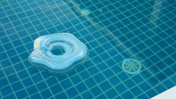 PHOTO: A baby neck ring floats in a swimming pool in an undated stock image.  (STOCK PHOTO/Michael Mong/Shutterstock)