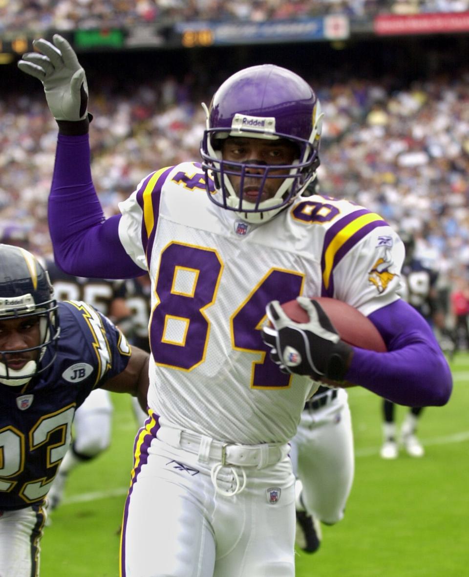 Randy Moss with the Vikings.