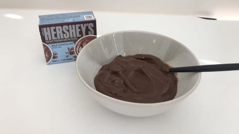 Hershey's milk chocolate instant pudding
