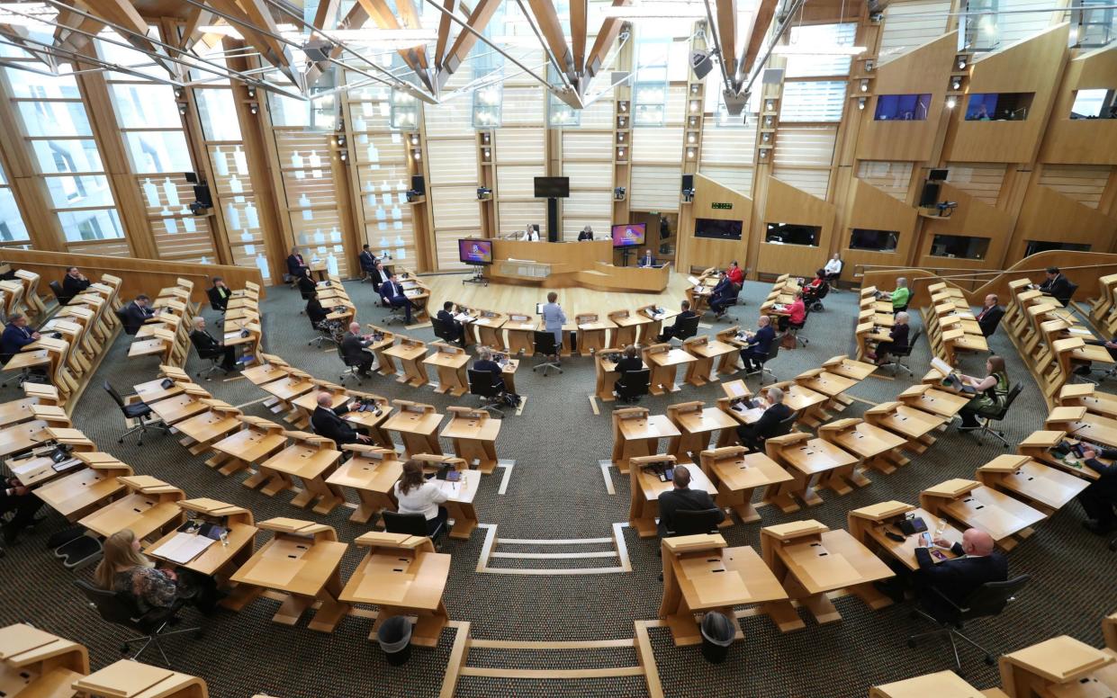 Holyrood Scotland Scottish government - Russell Cheyne/PA