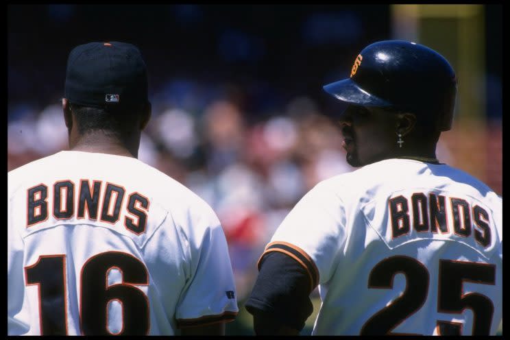 Few were better than Barry and Bobby Bonds. (Getty Images/Otto Greule Jr.)