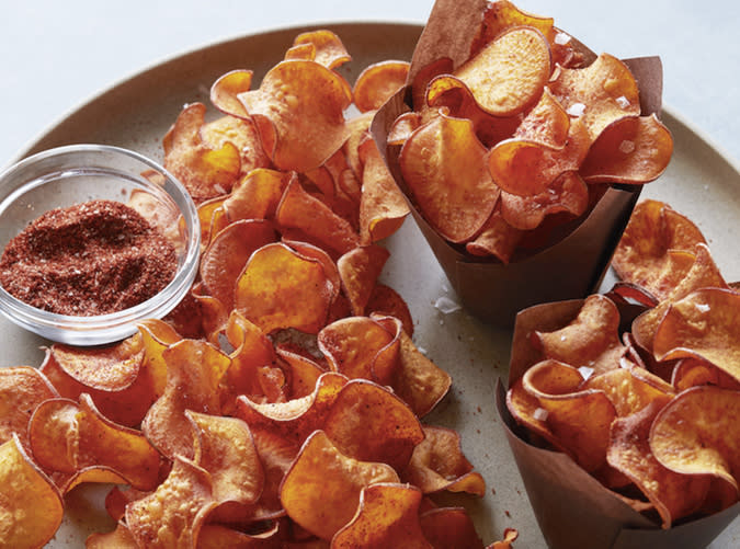 Spicy BBQ Sweet Potato Chips
