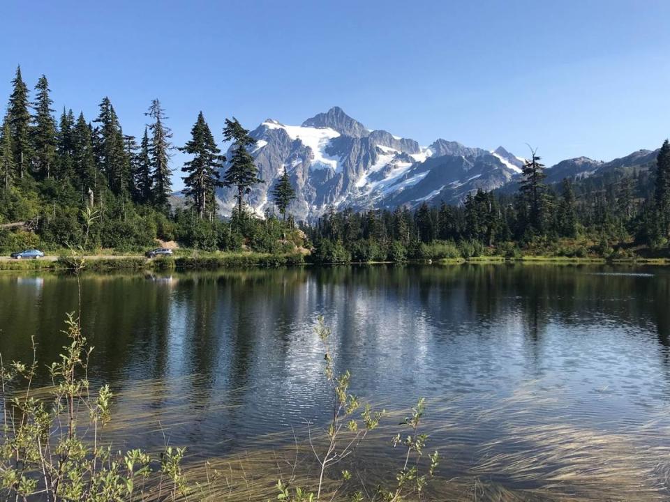 Visitors enjoy the Heather Meadows area along the Mount Baker Highway Sept. 18 in Whatcom County. The Washington State Department of Transportation will close an area of the highway from 7 a.m. to 4 p.m. daily Monday through Friday, Oct. 3-7, for its annual prewinter maintenance.