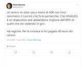 Scettici anche molti utenti di Twitter