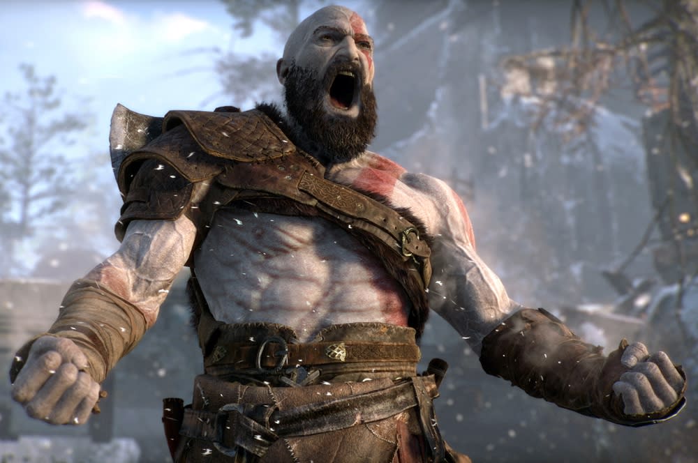 Kratos returns in ‘God of War’ for the PlayStation 4.