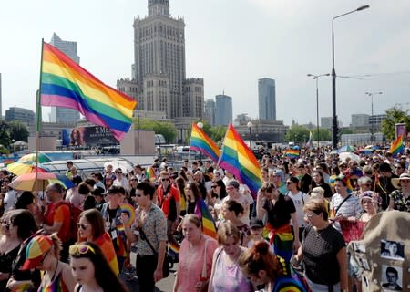 "Equality Parade" rally in support of the LGBT community in Warsaw