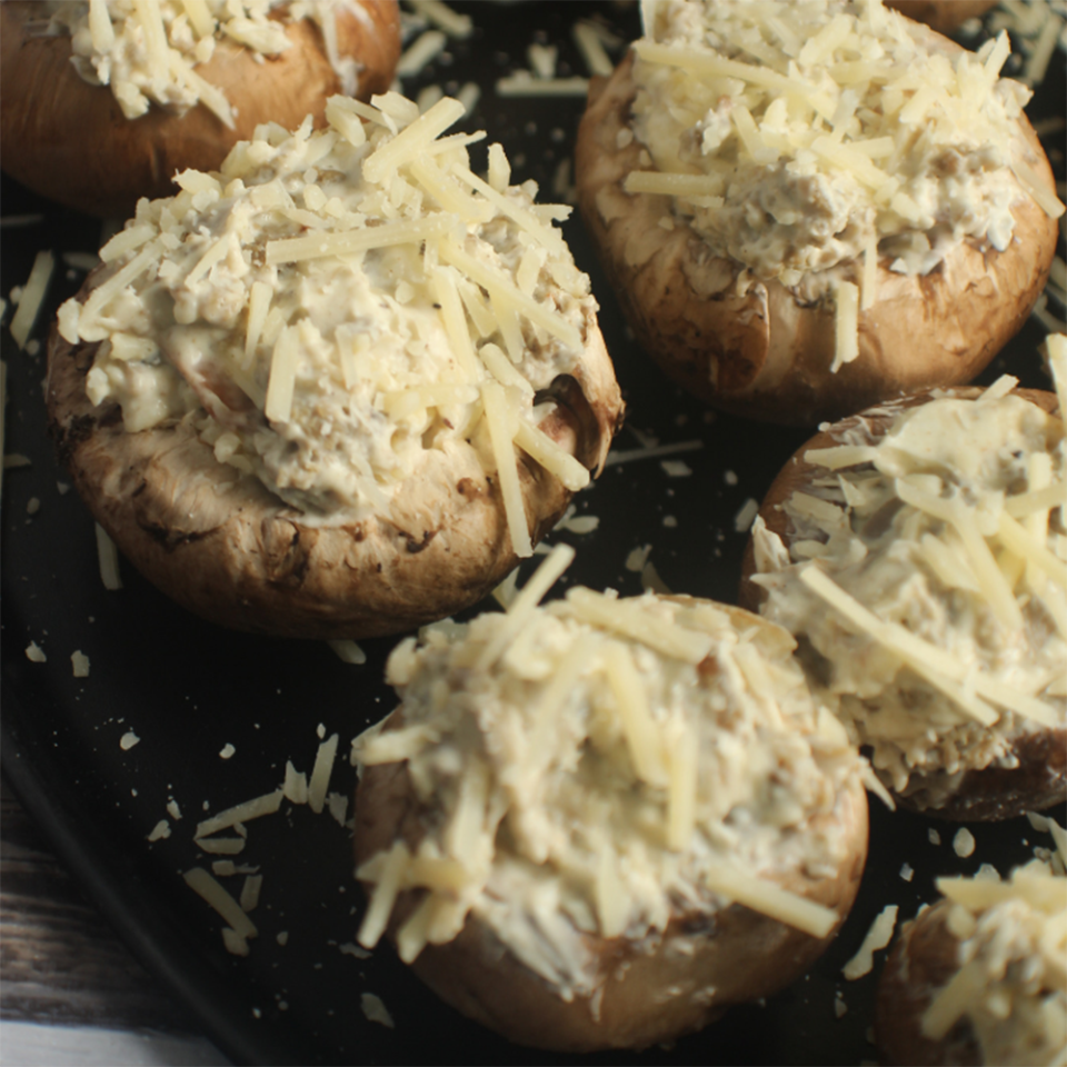 Sausage Stuffed Mushrooms