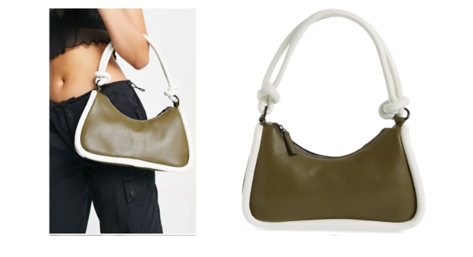 Topshop Scilla Contrast Shoulder Bag - Nordstrom, $30 (originally $66)