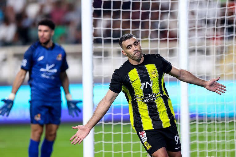 Abderazak Hamdallah, el goleador de Al Ittihad, marcó el segundo tanto