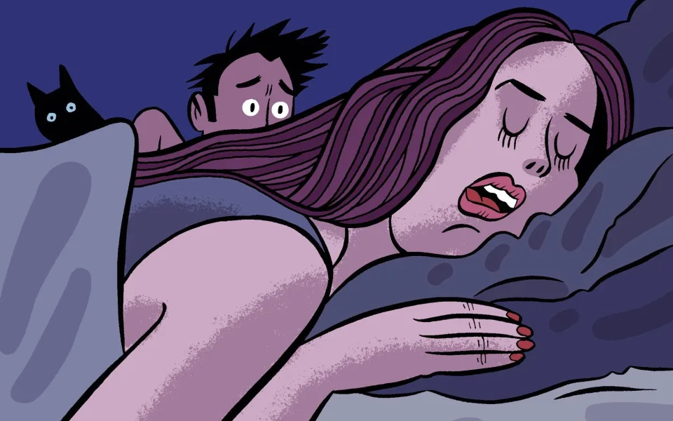 My wife fell asleep while we were having sex