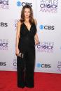 WORST: Katie Cassidy. The style "Arrow" missed Cassidy at the People's Choice Awards. A black pantsuit with plunging neckline made the beauty look drab.