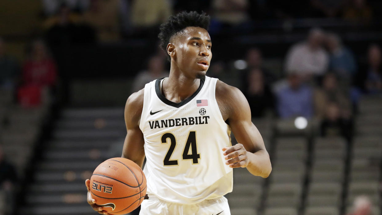 Vanderbilt star Aaron Nesmith is likely done for the year with a foot injury.