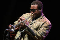 <p>Jazz trumpeter Roney died of complications from the <a href="https://people.com/tag/coronavirus" rel="nofollow noopener" target="_blank" data-ylk="slk:novel coronavirus;elm:context_link;itc:0;sec:content-canvas" class="link ">novel coronavirus</a>, PEOPLE <a href="https://people.com/music/wallace-roney-dead-coronavirus-jazz-trumpeter/" rel="nofollow noopener" target="_blank" data-ylk="slk:confirmed;elm:context_link;itc:0;sec:content-canvas" class="link ">confirmed</a>. He was 59.</p> <p>The legendary musician - and protégé of the late <a href="https://people.com/movies/friends-and-family-remember-legendary-jazz-musician-miles/" rel="nofollow noopener" target="_blank" data-ylk="slk:Miles Davis;elm:context_link;itc:0;sec:content-canvas" class="link ">Miles Davis</a> - died around noon on March 31 at St. Joseph's University Medical Center in Paterson, New Jersey, said his publicist, Lydia Liebman. It is unknown if Roney had any underlying health conditions.</p> <p>In a statement, Roney's collaborator, pianist Herbie Hancock, told PEOPLE that even though his "journey has ended in this lifetime … his impact lives on."</p> <p>"He carved out his own voice on the trumpet even with the initial strong influence from Miles Davis," Hancock said.</p>