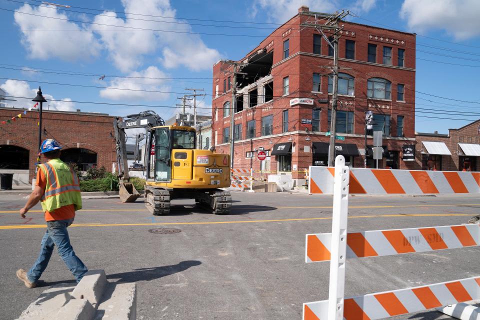 After a building partially collapsed in Eastern Market on Saturday, Sept. 16, 2023, the Free Press interviews on-lookers as to what they think about the future of Detroit’s beloved Eastern Market on Tuesday, Sept. 19, 2023.